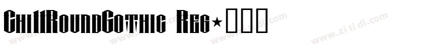 Chi11RoundGothic Reg字体转换